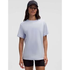 Lululemon All Yours Organic Cotton Crewneck T-Shirt Serene Blue